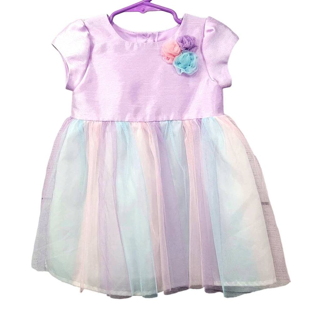 Wonder Nation Purple Tulle Dress‎ Size 18 Months
